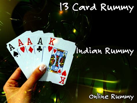13 cards indian rummy  Deal: Each player receives 13 cards